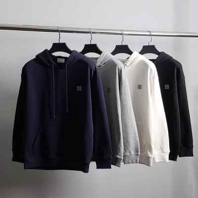 아** 그레이와펜 코튼 후드티