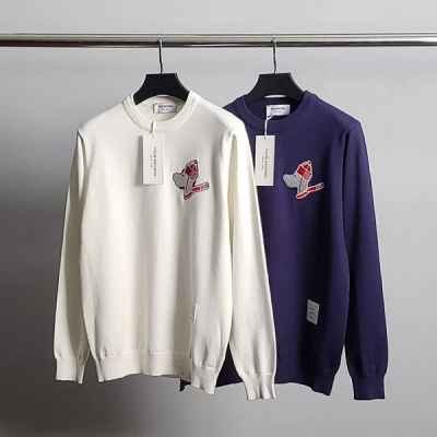 톰* 스카프 도그 캐시미어 니트