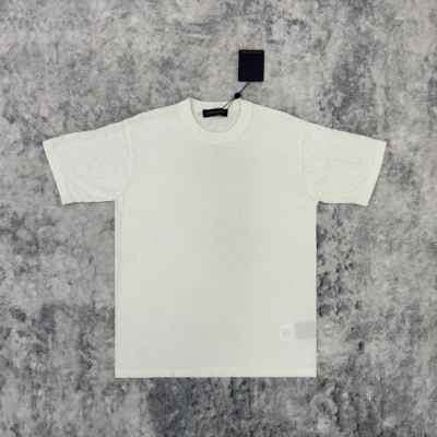 루* 25 모노그램 톤온톤 니트 반팔티셔츠  수입  프리미엄