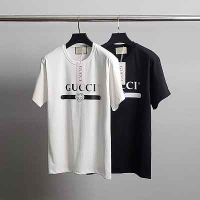 구* 클래식 띠로고 코튼 반팔티