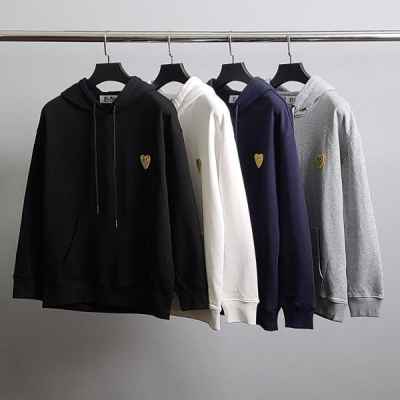 꼼* 골드와펜 코튼 후드티