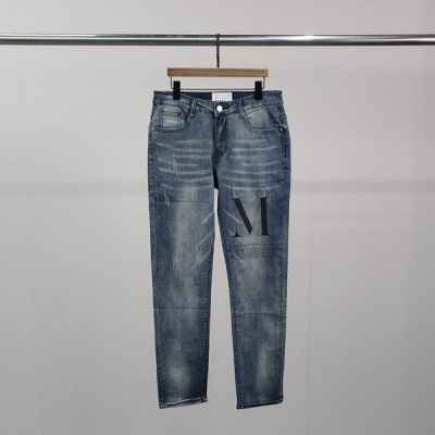 메* 마르지엘라 넘버 탭 워싱 청바지