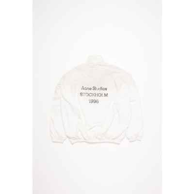 아** 백로고 워싱 자켓