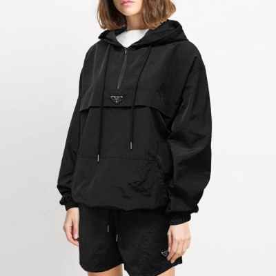 프** 플레이트 후드아노락