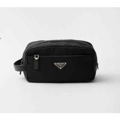 프** 리나일론 및 사피아노 가죽 여행용 파우치 풀박스