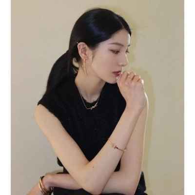 티** 바이올렛큐빅 팔찌