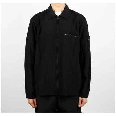 스* 나일론 메탈 오버셔츠 자켓