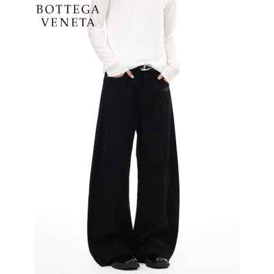 보** 다잉 패널 와이드팬츠