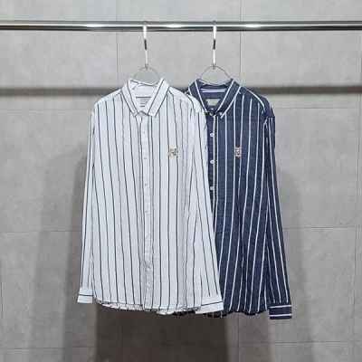 메* 마르지엘라 폭스헤드 린넨 스트라이프 셔츠