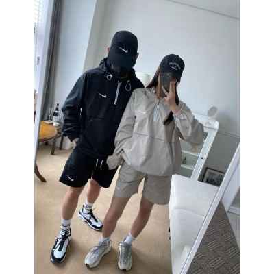 나** 코튼 아노락 셋업