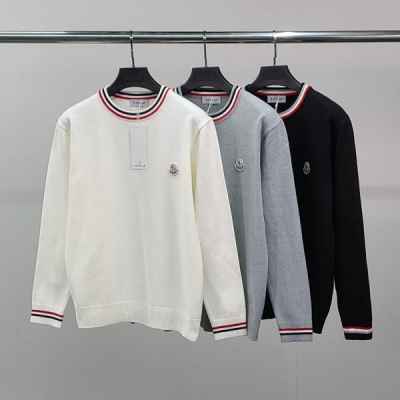 소매라인 라운드 니트