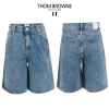 톰* 중청 핀턱 벌룬 6부 버뮤다 팬츠