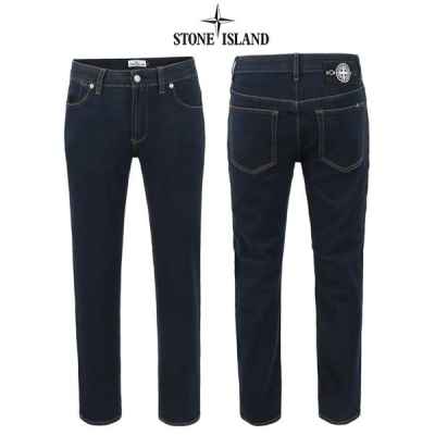 스* 진청 논페이드 일자 스판 데님 팬츠