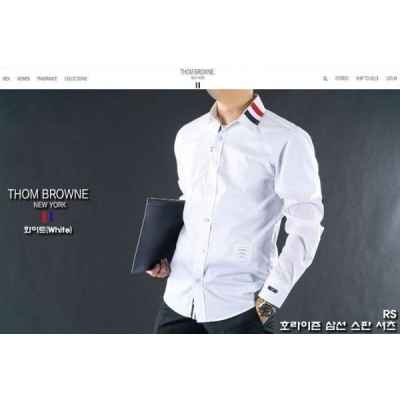 톰* 호라이즌 삼선 스판 셔츠