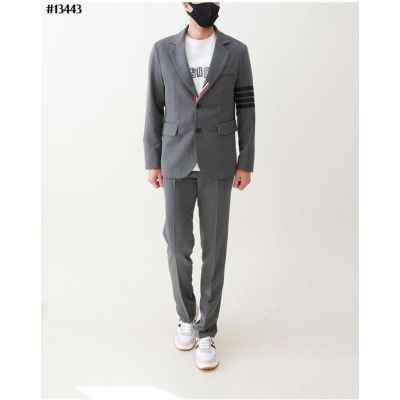 톰* 사선 플레인 우븐 클래식 수트 정장 세트