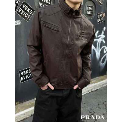 프** 비건 투지퍼 레더자켓