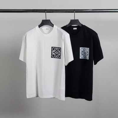 로** 스퀘어로고 코튼 반팔티