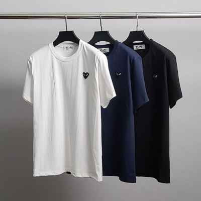 꼼* 블랙와펜 라운드 반팔티