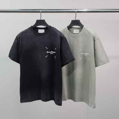 메* 마르지엘라 넘버레터링 피그먼트 반팔티