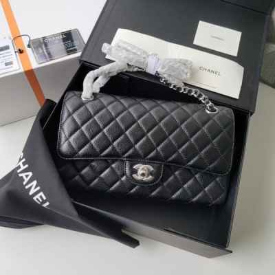 샤* 클래식 미듐 은장 (캐비어)