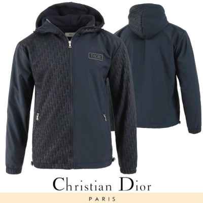 디* 배색 전판 나염 바람막이