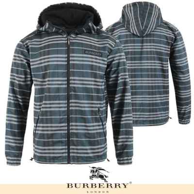 버** 체크 바람막이