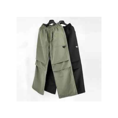 프** 스트링 와이드 팬츠