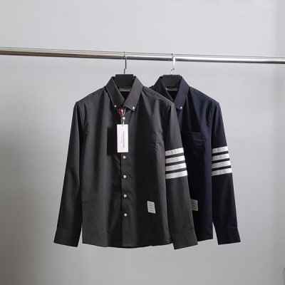 톰* 사선완장 다크 셔츠