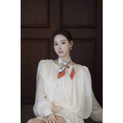 에*** 오랑쥬 트윌리 실크 방도