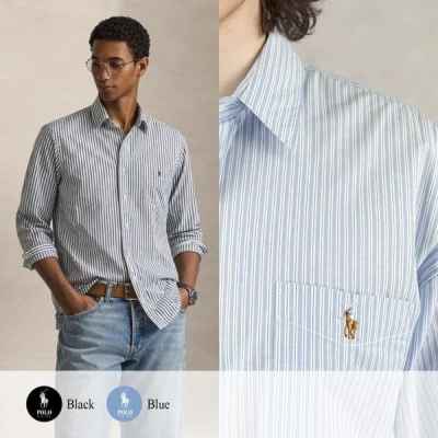 폴* 스트라이프 포켓 셔츠