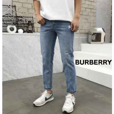 버** 테이퍼드 베이직 청바지