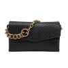 구* 블랙 그레이니 엠보싱 GG 인터로킹 G 체인 숄더 백 857622 AAF1I 1000