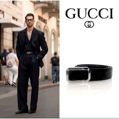 구* 사각로고 벨트