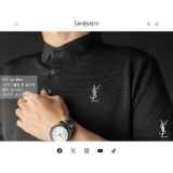 생** 자가드 쿨링 숏 슬리브