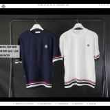 포인트 삼선 니트