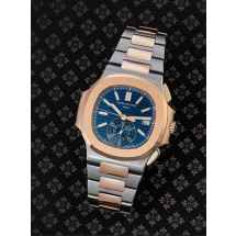 파텍** 노틸러스 5980 블루다이얼 콤비