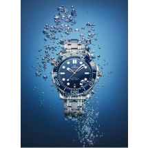 오** 코액시얼 씨마스터 다이버300M 블루