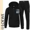 로** 가죽 로고 후드집업 셋업 봄 신상