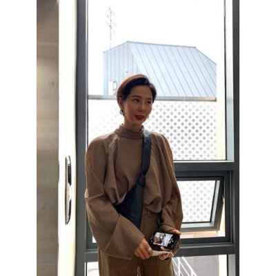 르** 크루아상 스몰 숄더 백