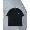 루* 모노 플라워 자수로고 라운드 티셔츠