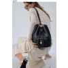 로* 피아나 수입프리미엄급 Extra Drawstring backpack L27 Calfskin Black