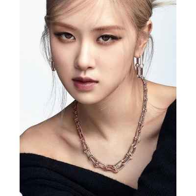 티** 하드웨어 그레듀에이트 링크 네크리스 목걸이