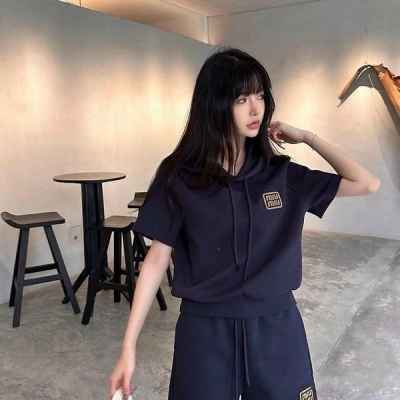미*** 후드 반바지 세트