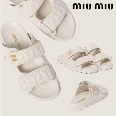 미*** 수입 나파 가죽 샌들 -화이트-