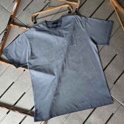 루* 모노그램 패치 피그먼트 티셔츠