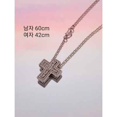 다*** 십자가 써지컬스틸 목걸이