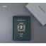 발**** 패스포트 버티컬 바이폴드 지갑