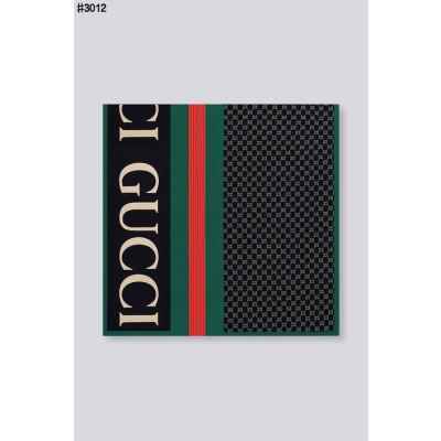구* GG 슈프림 실크 숄 스카프