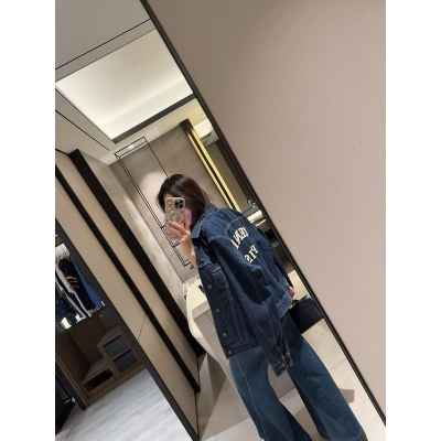 셀** 데님패치 트러커 자켓